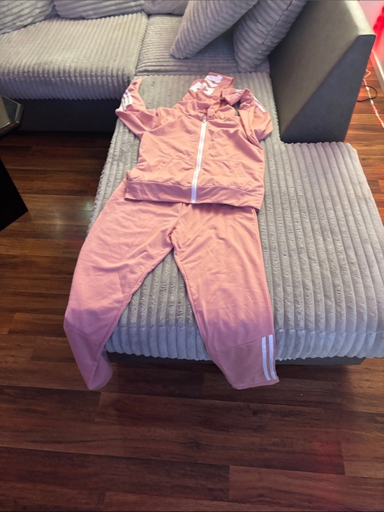 Pants - Pink Zip-Up Hoodie & Jogger Set